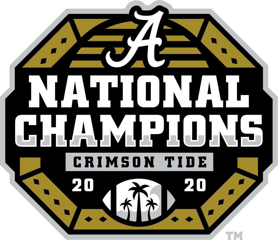 Alabama Crimson Tide 2020 Champion Logo v3 DIY iron on transfer (heat transfer)